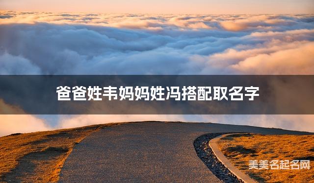 爸爸姓韦妈妈姓冯搭配取名字