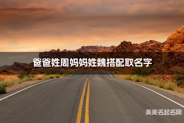 爸爸姓周妈妈姓魏搭配取名字