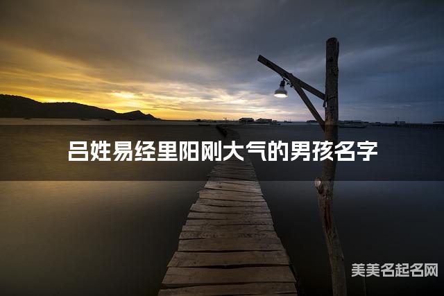 取名神器起名助手 吕姓易经里阳刚大气的男孩名字 取名神器起名助手 吕姓易经里阳刚大气的男孩名字