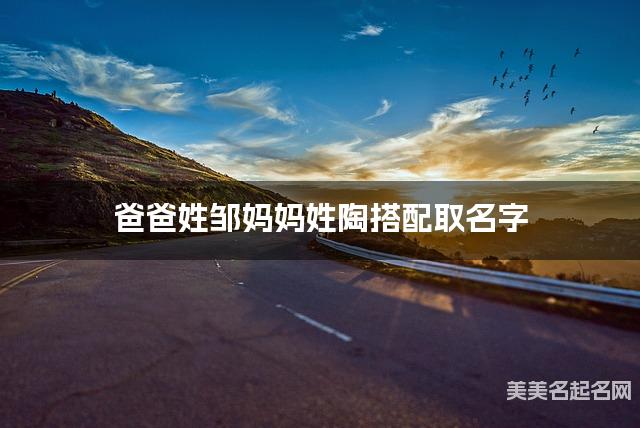 爸爸姓邹妈妈姓陶搭配取名字