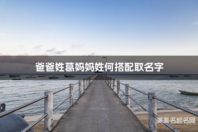 爸爸姓葛妈妈姓何搭配取名字