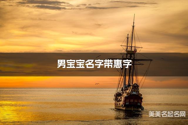 男宝宝名字带惠字 独特新颖的男孩名字 男宝宝名字带惠字 独特新颖的男孩名字