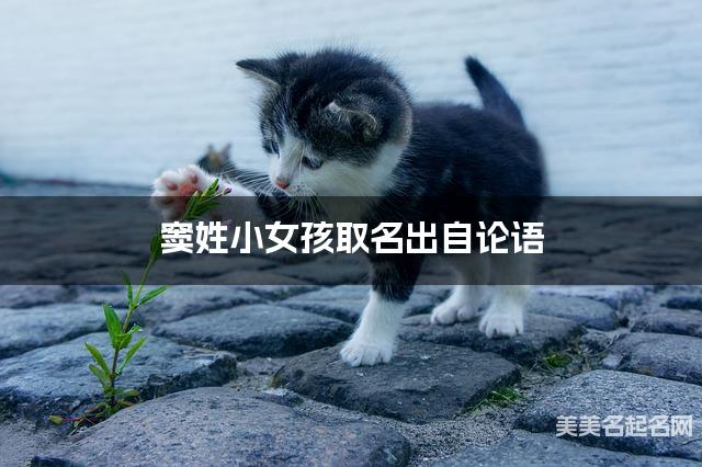 取名字大全免费查询 窦姓小女孩取名出自论语