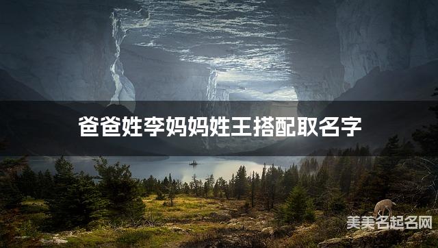 爸爸姓李妈妈姓王搭配取名字