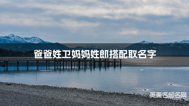 爸爸姓卫妈妈姓郎搭配取名字