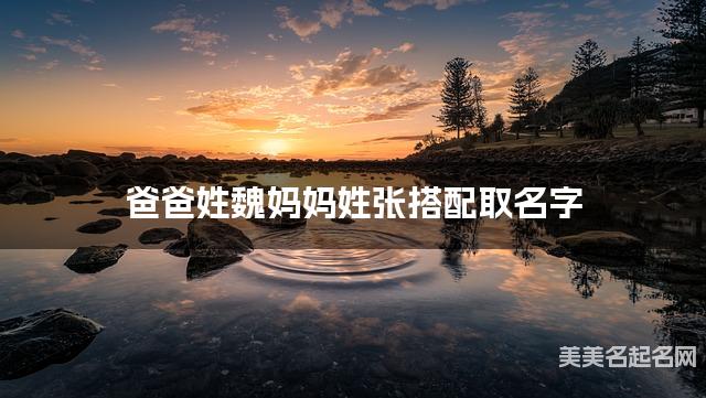 爸爸姓魏妈妈姓张搭配取名字