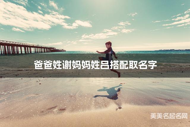 爸爸姓谢妈妈姓吕搭配取名字