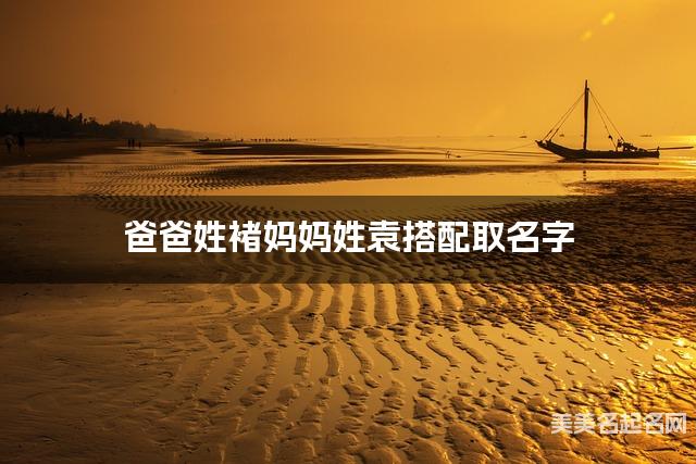 爸爸姓褚妈妈姓袁搭配取名字