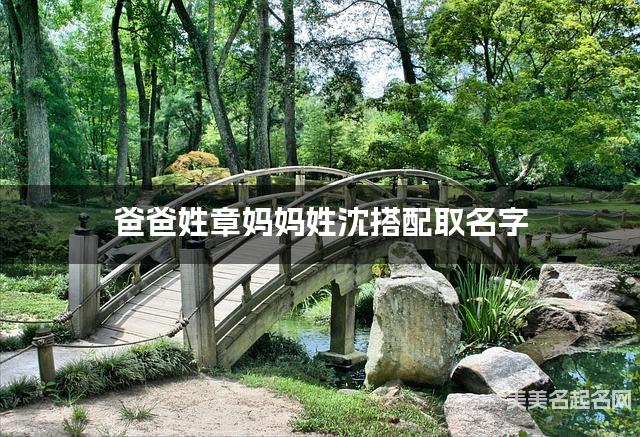 爸爸姓章妈妈姓沈搭配取名字