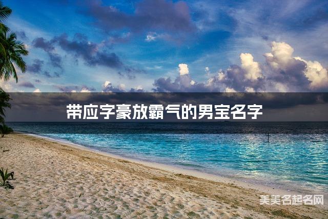 带应字豪放霸气的男宝名字 大气有寓意 带应字豪放霸气的男宝名字 大气有寓意