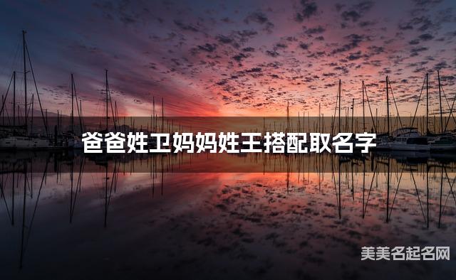 爸爸姓卫妈妈姓王搭配取名字