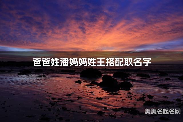 爸爸姓潘妈妈姓王搭配取名字