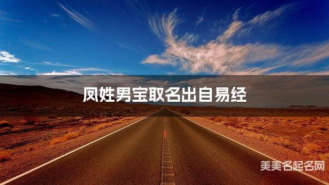 取名字大全八字取名 凤姓男宝取名出自易经 取名字大全八字取名 凤姓男宝取名出自易经