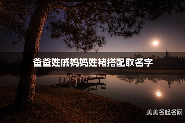 爸爸姓戚妈妈姓褚搭配取名字