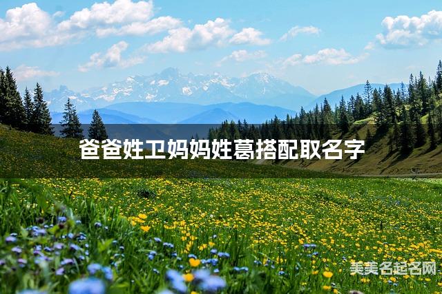 爸爸姓卫妈妈姓葛搭配取名字