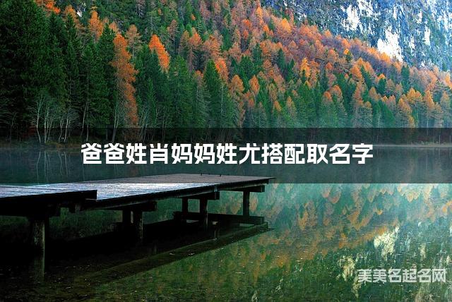 爸爸姓肖妈妈姓尤搭配取名字