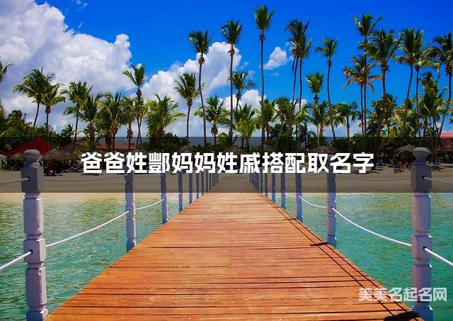 爸爸姓酆妈妈姓戚搭配取名字