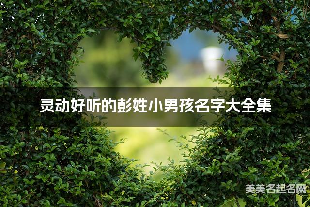 灵动好听的彭姓小男孩名字大全集 灵动好听的彭姓小男孩名字大全集