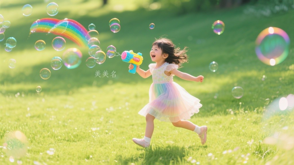 梦幻彩虹泡泡系女孩名精选:甜蜜治愈又灵动的取名灵感