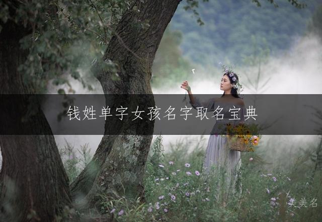 钱姓单字女孩名字取名宝典:聪慧优雅的洋气女孩名精选推荐