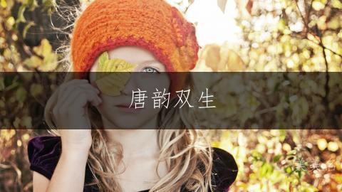 唐韵双生,繁简相宜的灵动名字集