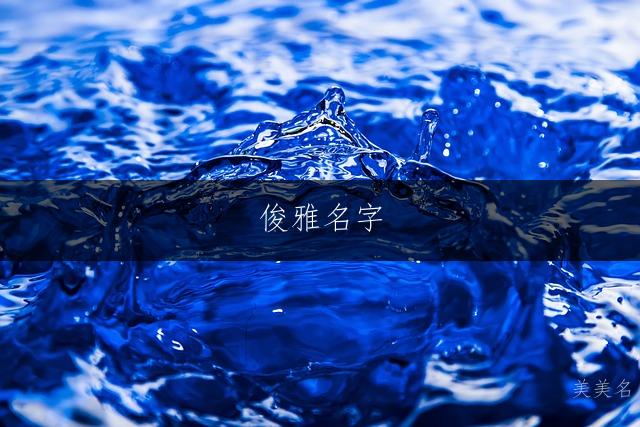 俊雅名字,带耳朵旁的男孩名字